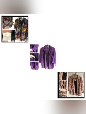 Rebecca Malone ladies blouse plus ,button down front Bundle